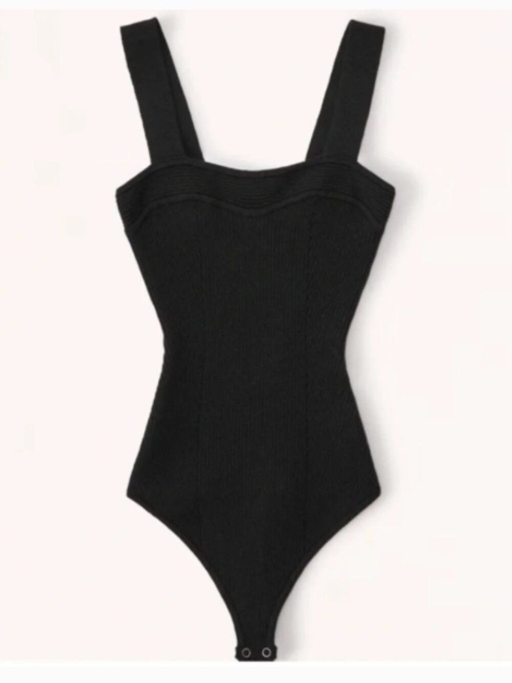 NWT Abercrombie & Fitch | Ribbed Sweater Bodysuit Sweetheart Neckline Tank Small